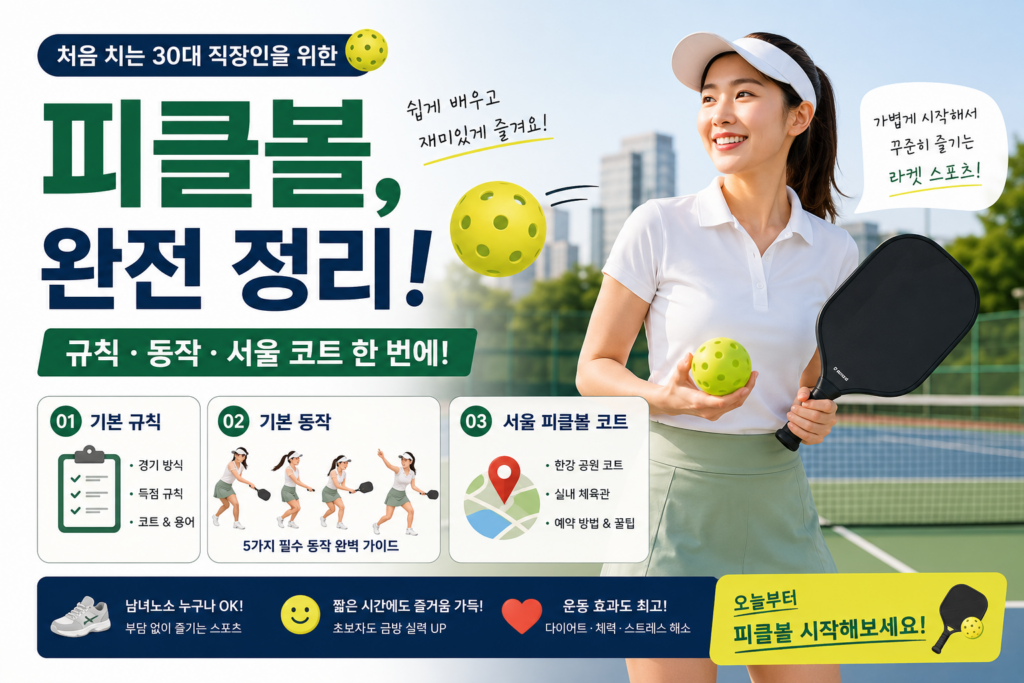 피클볼 완전 정리