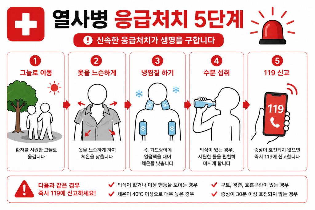 열사병 응급처치