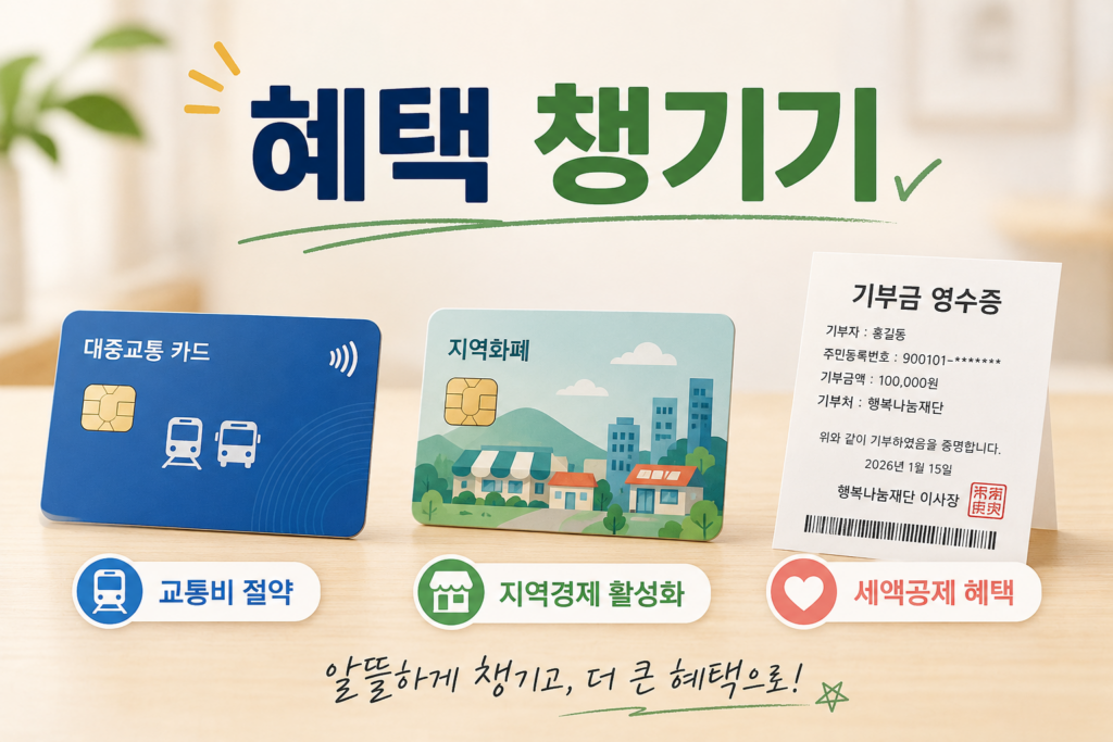 혜택 챙기기