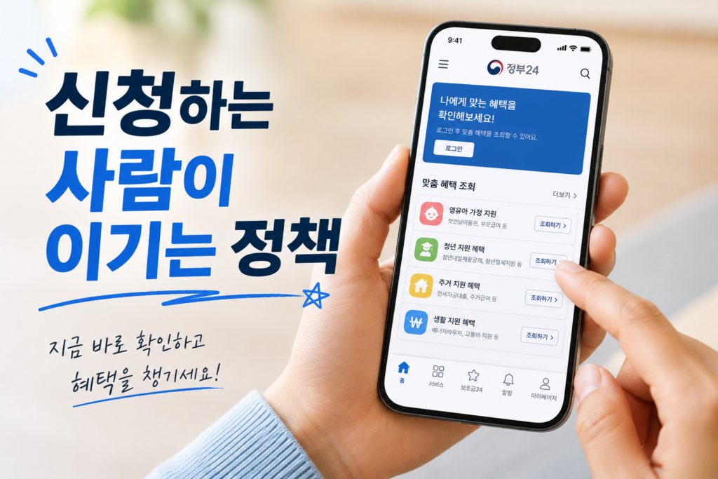 정부24 이기는 정책