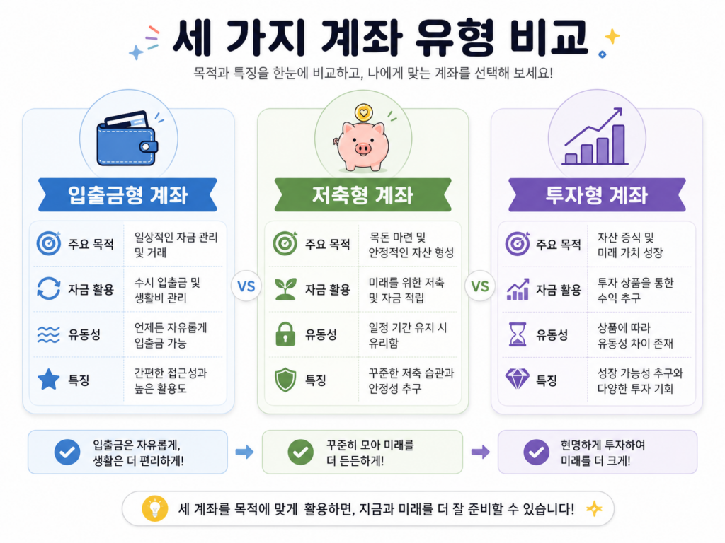 세 가지 ISA 유형을 비교하는 카드형 도식